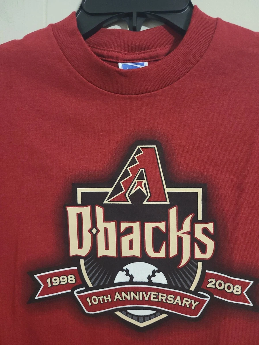 Arizona Diamondbacks Youth V-Neck T-Shirt - White/Red