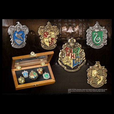 HARRY POTTER - Hogwarts House Pins Noble Collection