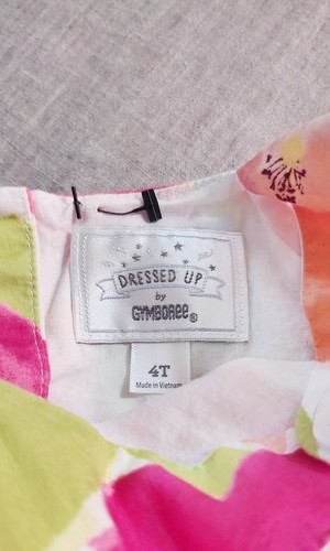 Gymboree Dressed Up Floral Dress with Tulle Girls 4T for Easter or Wedding - Picture 6 of 9