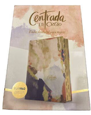 BIBLIA RVR1960 Centrada en Cristo, Biblia Devocional Para Mujeres, Con índice