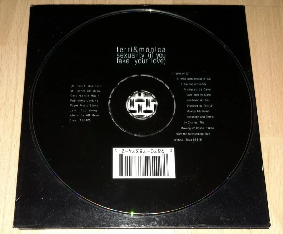 TERRI & MONICA Sexuality PROMO 2 CD Single Remix Dave Jam Hall R&B Rnb ANOINTED - Bild 4 von 4