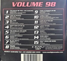 SF098       SUNFLY KARAOKE CDG VERY RARE, NOT SOLD IN THE USA LOT UK