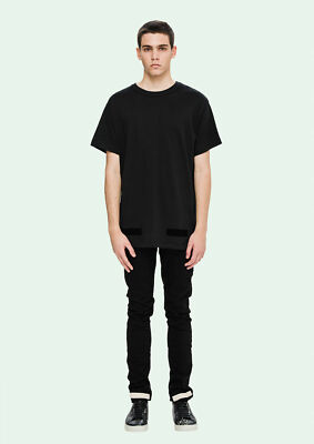 OFF WHITE TONE ON TONE T Shirt  Virgil Abloh  DSWT Large 