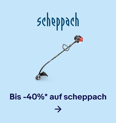 Bis -40%* auf scheppach