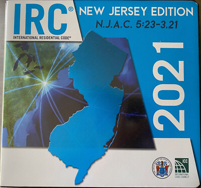 2021 IRC, New Jersey Edition (Brand New Loose Leaf by ICC)