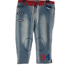 Anisette jeans junior 9 toppe di design blu denim 84 hip hop crop