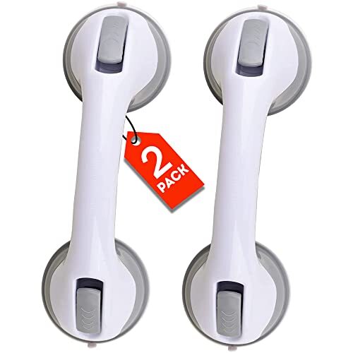 (2 Pack) Shower Handle 12 inch Grab Bars for Bathtubs and Showers