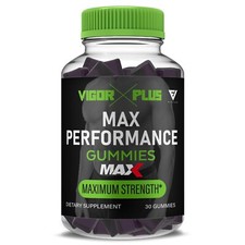 Vigor Plus Max Gummies VigorPlus Max Performance 1 Month Supply 