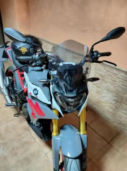 Pára-brisa cinza esfumaçado motocicleta - BMW G310R 2017-2024 - Imagem 2 de 4