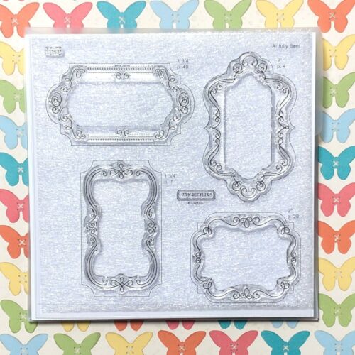 Curlicue Frames D1631 CTMH Close to My Heart Acrylic Stamps set - Afbeelding 1 van 3