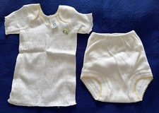 Gerber Infant Girl's T-Shirt and Panties Diaper Cover - NEW - Sz Small 10-18 lbs