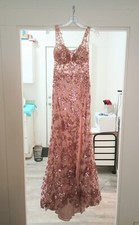 Designer Morilee Gardner Pink Prom Dress W/ Detachable Skirt 