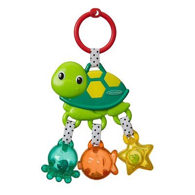 Infantino Link & Jingle Sea Charms Turtle Rattle