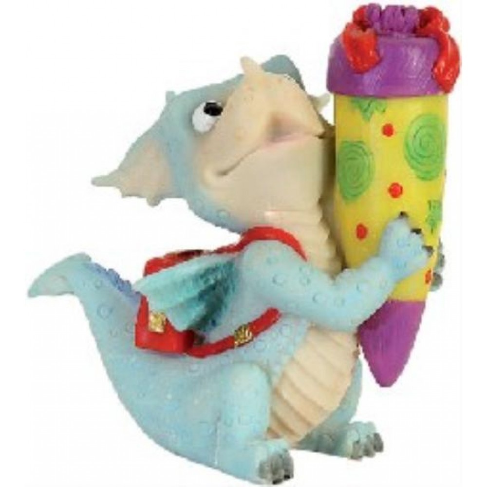 Decorations figure Funny Dragon My first school day height 8cm made of polyresin