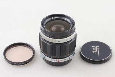 【光学良】オリンパス PEN-F G.Zuiko Auto-W 25mm 2.8 Exc+5] Olympus G.Zuiko Auto W 25mm f/2.8 MF Lens for Pen F FT FV