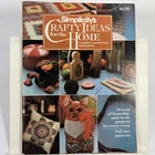 Simplicity Crafty Ideas for the Home Sewing Pattern Book Vintage 1980