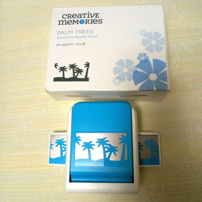 Creative Memories PALM TREES Decorative Paper Punch RARE for