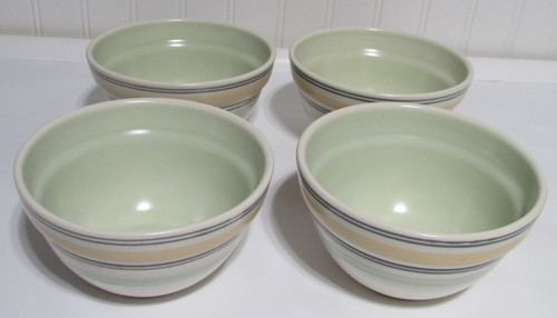 Pfaltzgraff    Key Largo   6"  Cereal Bowls Set of 4     Mexico