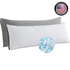 Soft Touch Memory Foam Body Pillow - Perfect for All Sleepers, Machine Washable