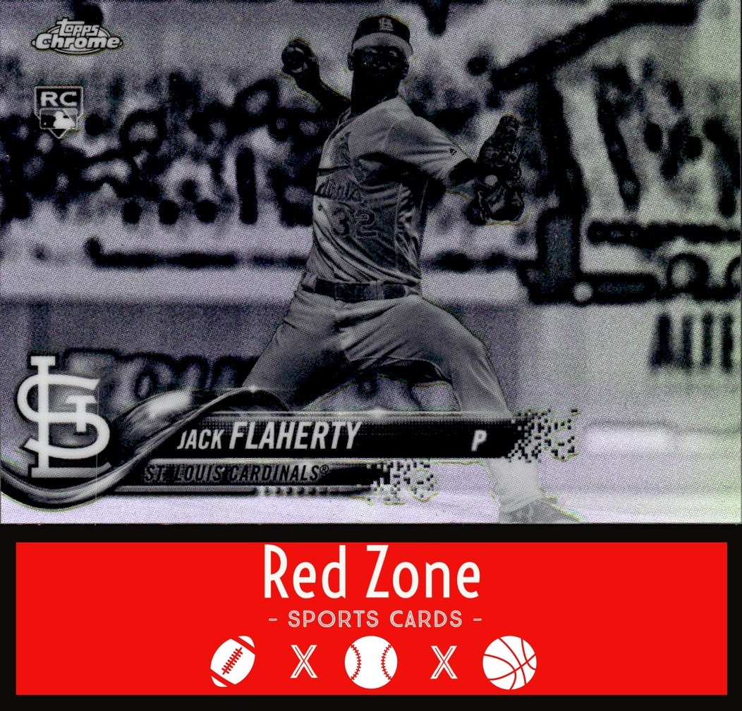 2018 Topps Chrome NEGATIVE- #4 Jack Flaherty NM RC