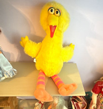 Playskool Sesame Street Big Bird Large Yellow Plush Stuffed Animal Vintage 1986
