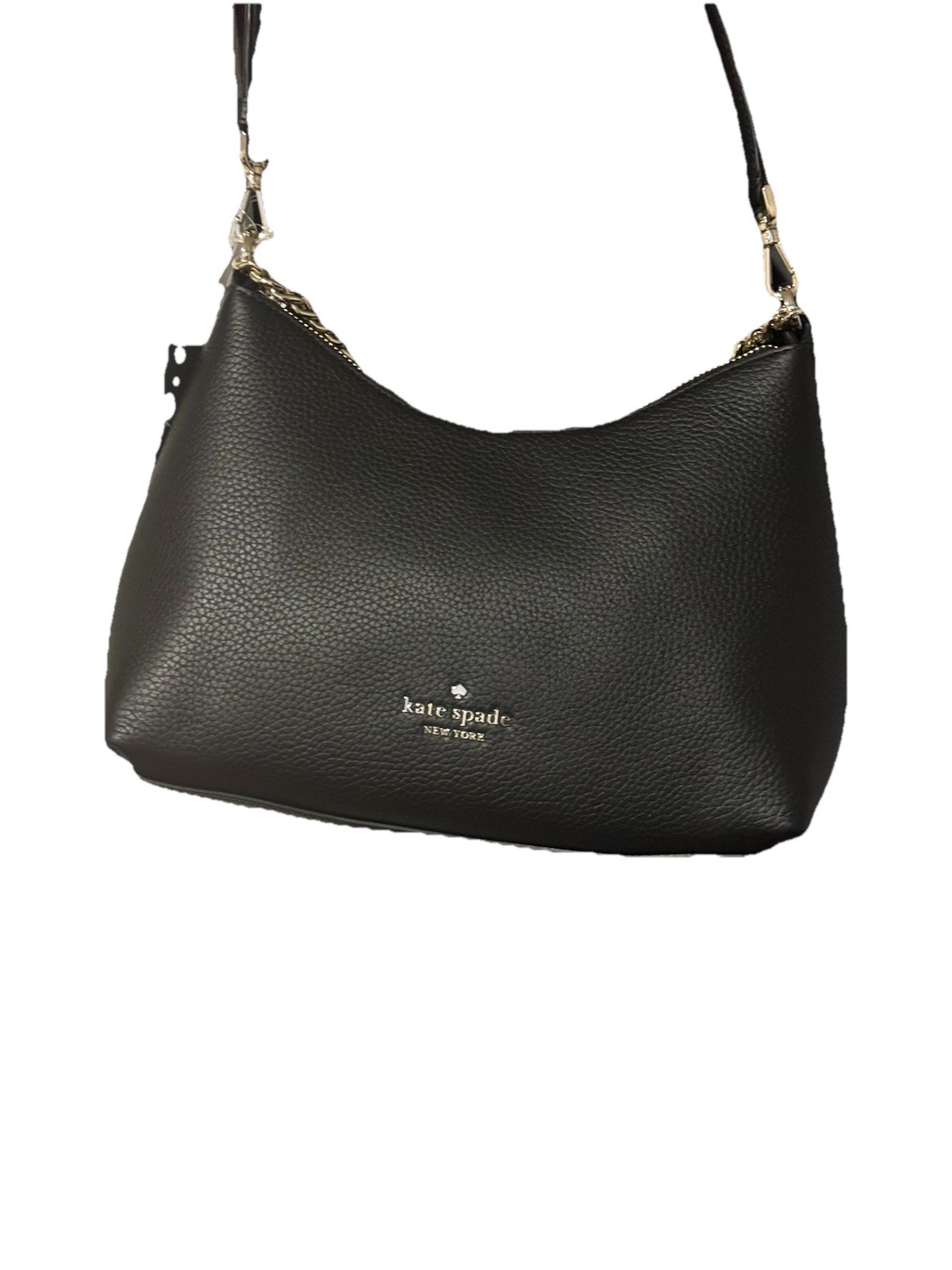 MSRP $329- Kate Spade New York Zippy Leather Convertible Crossbody Black Bag NWT