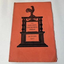The Golden Cockerel Press Autumn 1927 Prospectus Ephemera Book History Rare