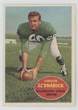 1960 Topps Chuck Bednarik (Name Misspelled as Bednarick) #87 HOF 16ez