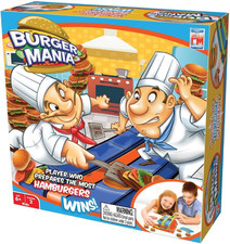 Fotorama Burger Mania Sizzling Build-A-Burger Game, Fast-Paced Conveyor Belt Fas