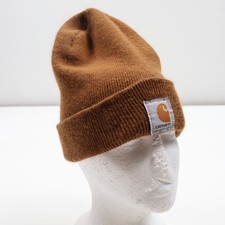 Carhartt A18 Watch Hat Beanie Men's One Size Brown 100 Acrylic Knit Cap