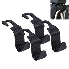 4 Pack Car Seat Headrest Hooks Back Seat Hanger Storage Organizer for Purse