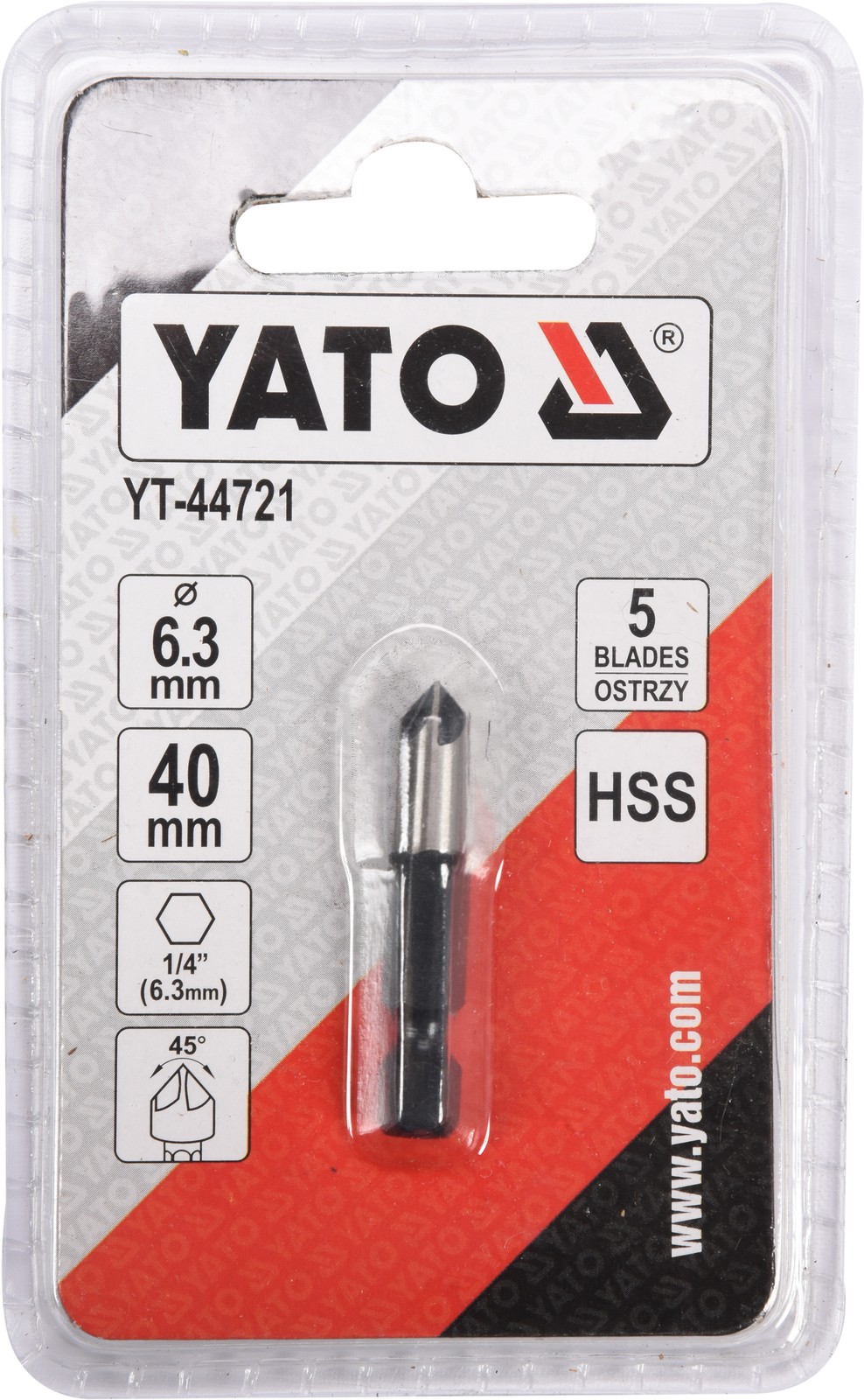Fits YATO NARZ�DZIA YT-44721 METAL COUNTERSINK 6.3MM HEX   ⭐UK Stock⭐