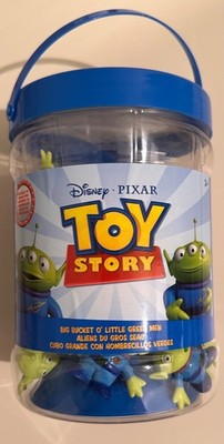 NIB Disney Parks Pixar Toy Story Aliens Big Bucket O' Little Green