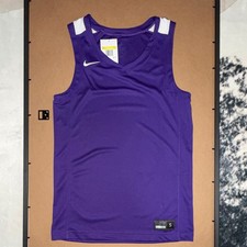 Nike Purple Sleeveless Basketball Jersey S Engineered Dri-Fit