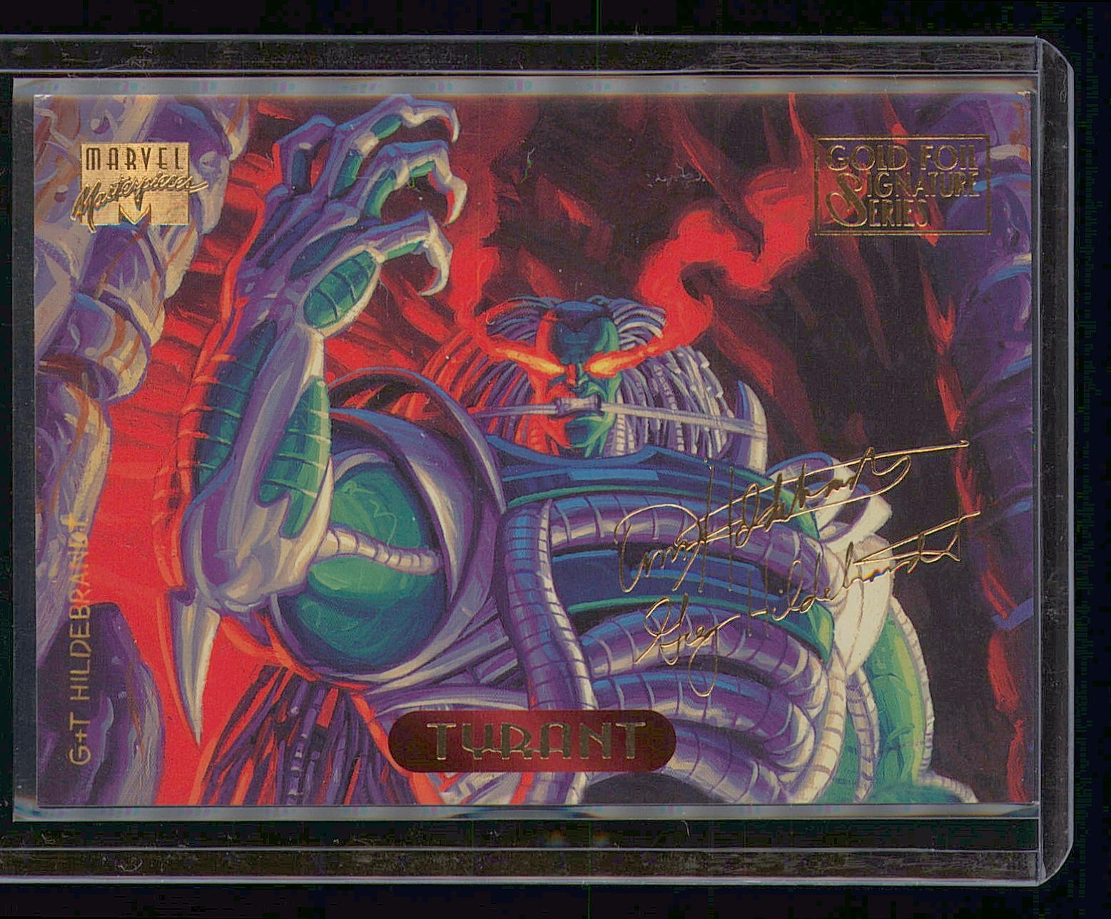 1994 Fleer Marvel Masterpieces Hildebrandt Brothers #127 Tyrant