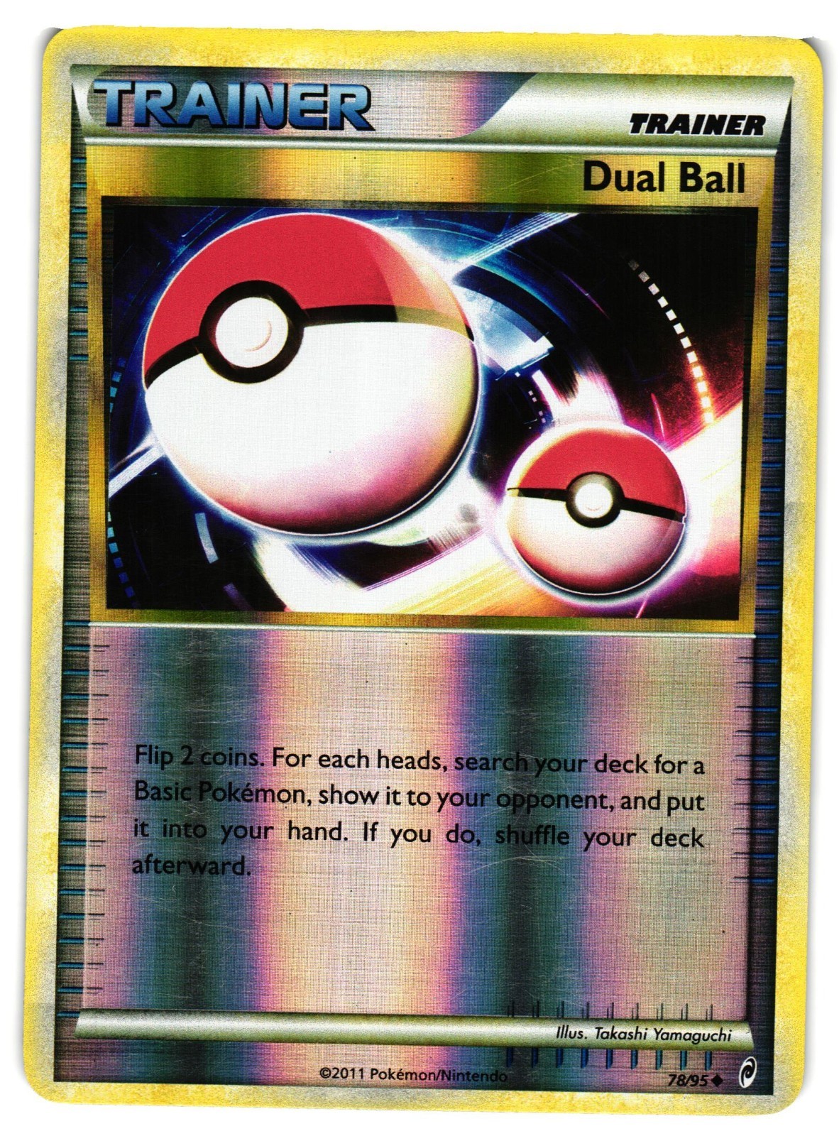 Pokemon TCG Dual Ball Reverse Holo 78/95 Call of Legends VLP