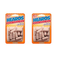 Hearos Ultimate Softness Bulk Pack Ear Plugs 20 Pair Pack of 2 