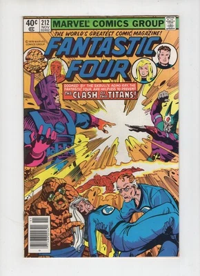 Fantastic Four #212 (1979) Newstand, 2nd app Terrax, Marvel Comics - Bild 1 von 2