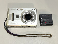 Casio Exilim EX-Z57 5.0MP Compact Digital Camera Silver Not Tested NP-40 Battery