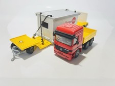 Siku 3724 Mercedes Benz Garagentransporter 1. Ausführung mit Seile und Garage