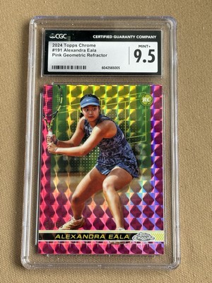 2024 TOPPS CHROME PINK REFRACTOR ROOKIE /65 ALEXANDRA EALA CGC 9.5