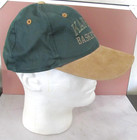 Vintage University of Kansas Jayhawks SNAPBACK Hat Cap Men Green Tan Suede Bill — photo 3