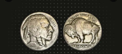 1923 Indian Head Buffalo Nickel 5 Cent Piece (VG) Very Good US Coin Collectible
