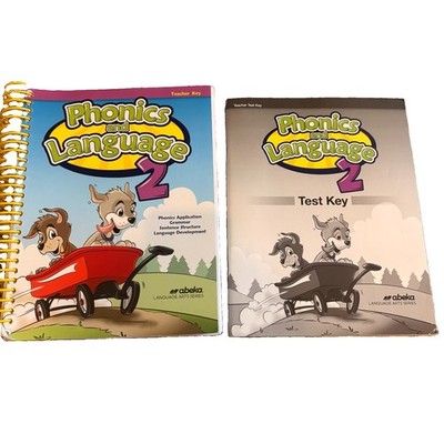 Abeka Phonics and Language 2 Teacher Key & Test Key 2nd Grade Homeschool