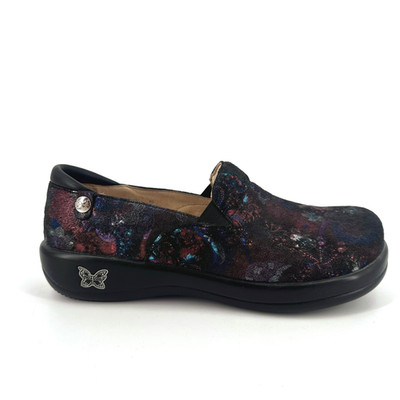 Alegria Keli Professional Clog Shoes 39/9 Metallic Paisley Comfort Cushioned