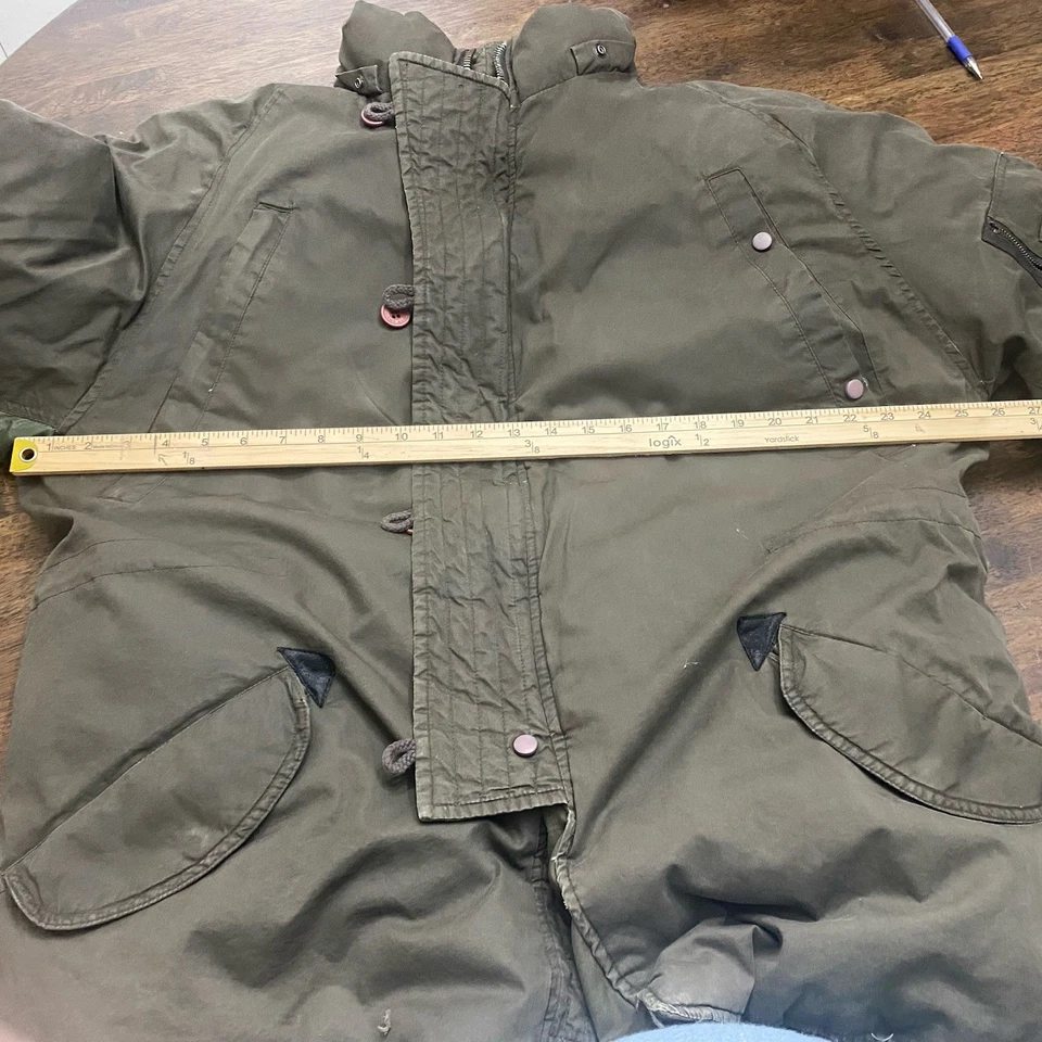 Ambiguous Clothing Mens Down Filled Puffer Jacket Y2K Streetwear Rare - Image 3 of 4