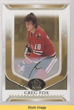 2020-21 Upper Deck SP Signature Edition Legends Gold Greg Fox #263 READ 0c6