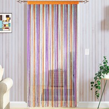 Thread Curtain Door Curtain Fly Curtain Insect Screen Balcony Door Doors Curtain...