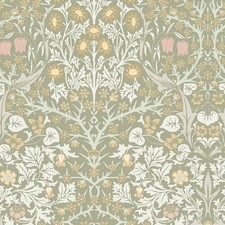Image of 1 Roll William Morris Wallpaper Blackthorn Sage RRP £62.00 New & Sealed 