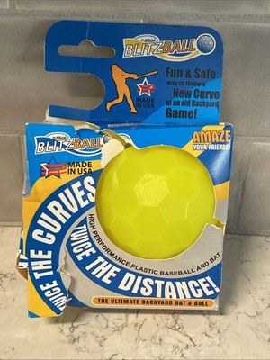 BLITZBALL Plastic Baseball (Official Brand) - Made In USA New
